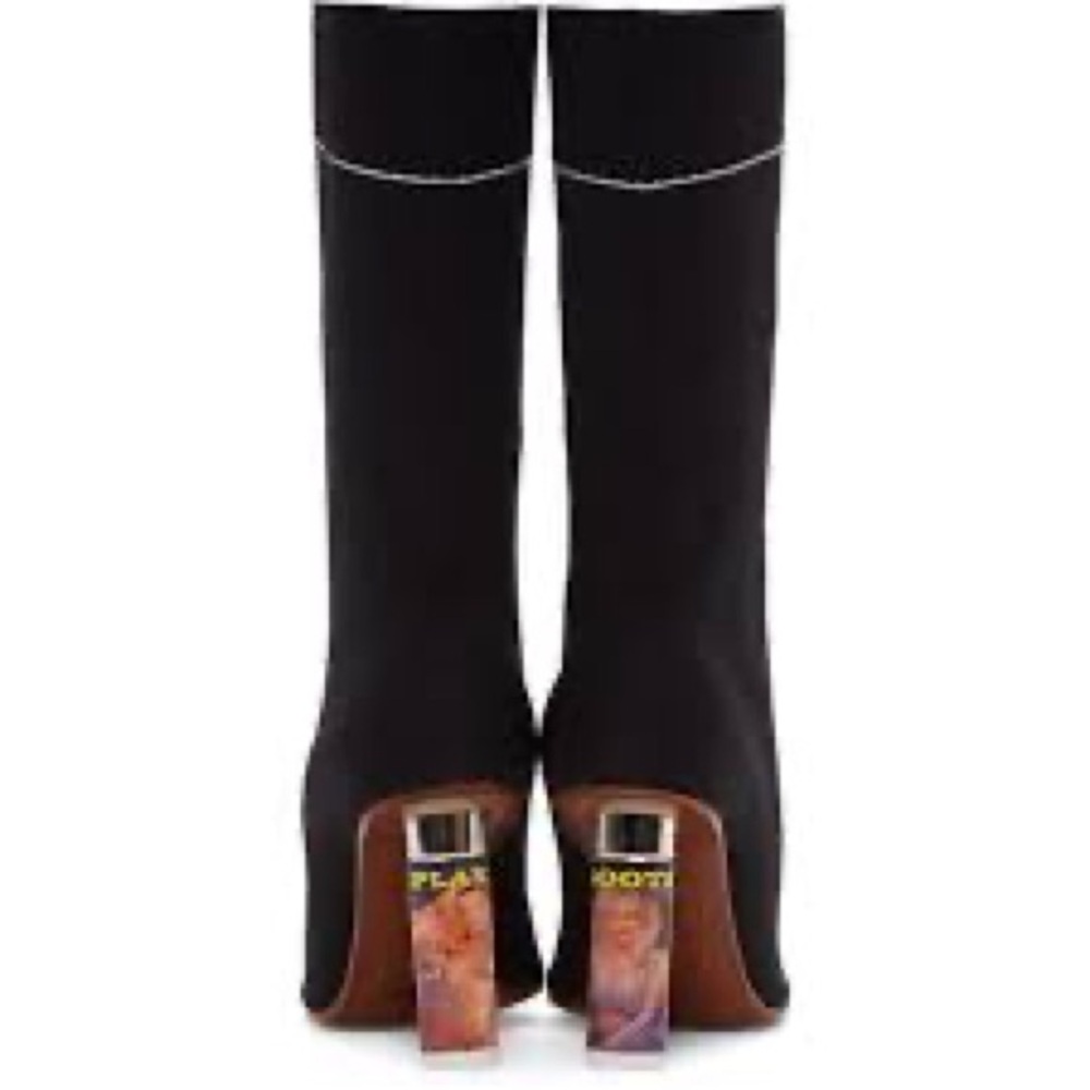 Vetements Black Lighter Heeled Sock Boots - Picture 2 of 6